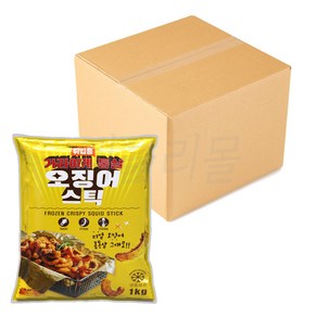 [현대프리마켓] 아쿠아링크 가라아게 통살 오징어스틱 튀김, 10개, 1kg