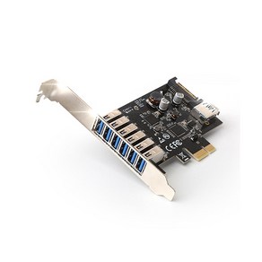 넥스트 USB 3.0 7포트 PCI-Express 확장카드 PC용 NEXT-407NEC LP