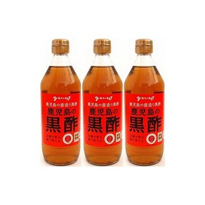 500ml×3병 가고시마 흑초 마시는 흑초 사카모토 양조, 500ml, 3개