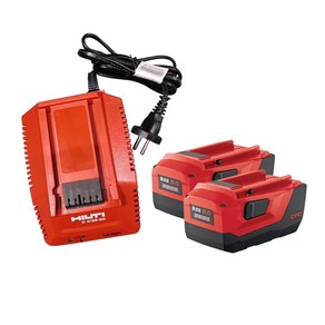 [부품] HILTI 힐티 배터리 충전기 스타트키트 (22V 8.0 2개 C4/36-90 충전기 1개) 스타터키트