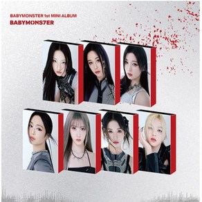 개봉앨범 포토카드 없음  베이비몬스터 (BABYMONSTER) ALBUM BABYMONS7ER (아사/YG TAG ALBUM VER.), 아사