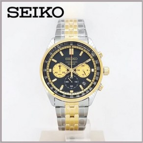 삼정시계 정품 세이코 SEIKO 쿼츠 크로노그래프 메탈밴드 남성시계 SSB430P1 (골드콤비)