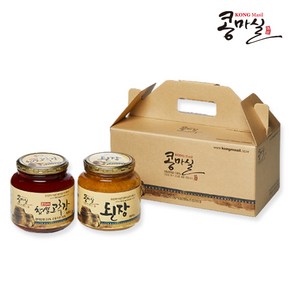 콩마실 된장 고추장세트 (국산된장900g 국산고추장 950g), 1세트, 1.85kg