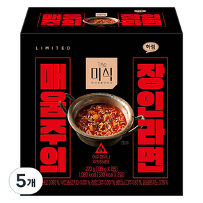 더미식 매움주의 장인라면 270g(135g x 2개)