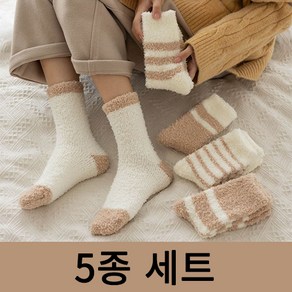 데일로엔 여성 무압박 임산부 수면 양말 수량:5개