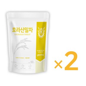 Geatea 그래이티 카무트 호라산밀 차 50티백, 2개, 50개입, 1.5g