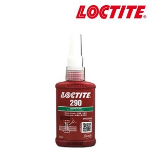 록타이트 LOCTITE 침투용 나사 고정제 볼트너트고정 중강도 녹색 290 50ml, 1개