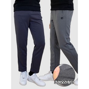 이지바이 국내생산 노멀 남성 무지 사방스판 크레오라 트레이닝 밴딩바지 A12LP001M 스포츠 남성 바지