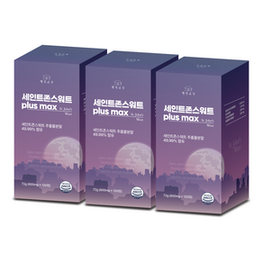 웰빙곳간 세인트존스워트 PLUS MAX 영양제 600mg, 3개, 120정