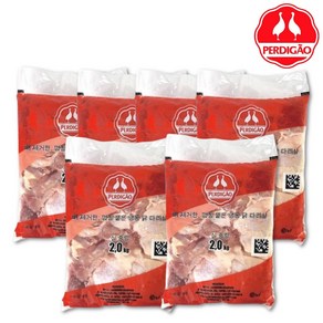 페르디가오 브라질산 냉동 닭다리살 2kg(1box), 2kg, 6개