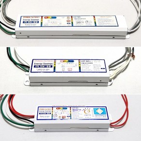 번개표 형광등 안정기 FPL 36W 55W FLR 32W 1등용 2등용 KS 전자식 고효율, 1개