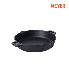 [슈퍼HOT][MEYER] 마이어 프리시즈닝 무쇠 주물 양손 프라이팬 26cm 48413-C, 상세 설명 참조, 1개