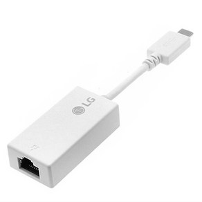 [고다] LG 정품 C타입 gam 노트북 랜선 연결 랜젠더 USB-C to LAN 1000Mbps 랜포트 유선 기가비트 랜동글, 단일옵션, 1개