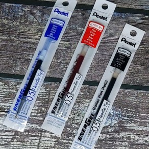 펜텔 에너겔 하이클래스 단색볼펜 0.5mm 리필심 LRN5 1개 문구반점 Pentel 펜텔리필심 펜텔볼펜심, 블랙