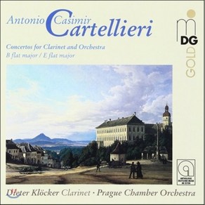 [CD] Diete Klocke 카르텔리에리: 클라리넷 협주곡 1번 3번 (Catelliei: Clainet Concetos)