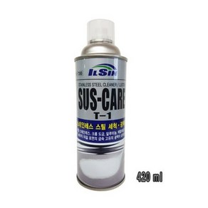 일신 서스케어 크롬 도금 스텐 때 제거 오염 방지 세척 광택제 SUS-CARE T-1, 1개, 420ml