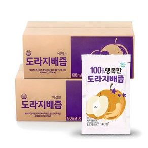 예진원 국내산 도라지배즙, 80ml, 100개