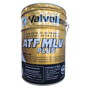 발보린 ATF MLV PLUS 20L 6~8단 합성 6~8단 MLV플러스자동밋션오일, 1개