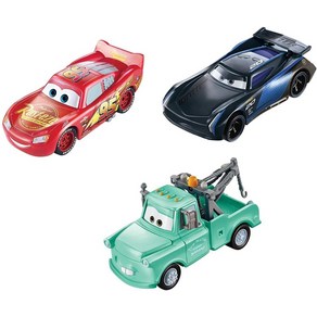 Disney 카즈 마텔 Cars 컬러 체인지 미니카 3개 세트 맥퀸 미터 잭슨 Disney Pixar Cars Color Changers Lightning McQueen Mater & Jackson Storm 3-Pack []