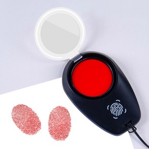 [새로고침] 휴대용 인주 스탬프패드 미니 잉크패드, 1개, 상세페이지 참조