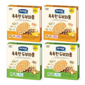 일동후디스 키요 촉촉한 두부와플64g(16gx4봉)x4개 아기과자, 64g, 1세트, 바나나2+감자2