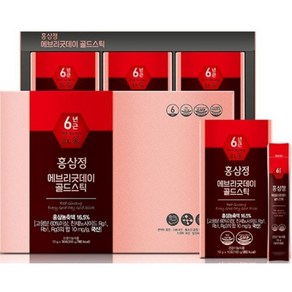 [홍삼정] 에브리굿데이 골드스틱 10g x 30포 (국내산6년근홍삼/ 진세노사이드 10mg / 쇼핑백증정), 300g, 1세트