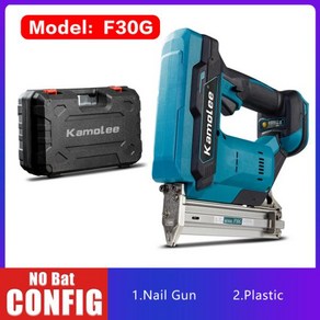 Kamolee 1022J/F30G 무선 충전 스파이크 총 목공 전용 브러시 없는 총 전기 공구 18V Makita 마키타 마끼다, [01] F30G No Battey, 01 F30G No Battey_01 CHINA, 1개