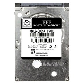 2.5인치 노트북하드 4TB 에프쓰리 HDD SATA3 5400RPM 16MB 3테라 15MM, MAL24000SA-T54H2