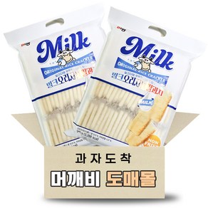 [머깨비도매몰] 미룡 오리지널 밀크 쌀과자 60P, 2세트, 540g