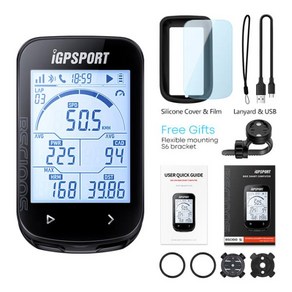 IGPSPORT BSC100S IGP 100S GPS 사이클 자전거 컴퓨터 무선 속도계 디지털 스톱워치 주행 거리계 ANT BLE, 01 BSC100S, 1개