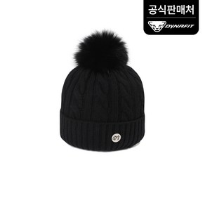 [다이나핏 공식] 정가:79 000 여성 FUR 방울 비니 YWW23C24Z1, Black, 1개