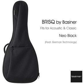 BASINER Brisq 통기타 가방 Neo Black 바시너 어쿠스틱 기타케이스