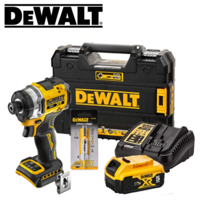 디월트 DCF860P1 20V 임팩트 드라이버 5A 1B 세트, 1개