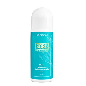 SGBL 스포츠 쿨링 마사지겔 티트리 80ml 손목 허리 무릎 시원한 쿨 마사지볼 스포츠겔, 1개