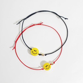 에버링 [1+1] 14K 스마일 샤인금볼 소원 끈팔찌 2개_BNCW42302 Smile Bracelet Gift