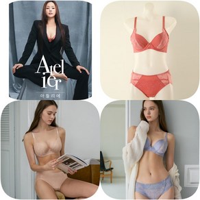 [비너스] 24FW(AB컵)이하늬광고메인 아뜰리에브라 모달팬티세트 (VBR0990AB VPT0990A)