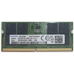 삼성전자 DDR5 32G PC5-44800 노트북용 메모리 (5600MHz)