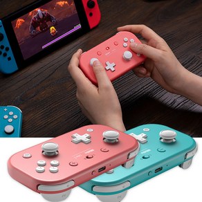 8bitdo LITE2 닌텐도 스위치용 에디션 블루투스 게임패드, 핑크1개