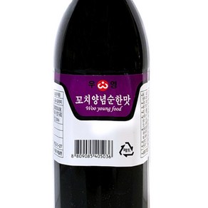 순한맛 바비큐 소스 460g 바비큐 캠핑 식당 숯불 구이, 1개