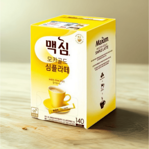 맥심 모카골드 심플라떼 140T, 10.5g, 140개입, 1개