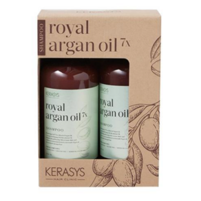 케라시스 로얄 아르간 오일 7X 샴푸 대용량 800ml x 2개 argan oil 손상 모발 마드모아젤 향기 약산성 두피케어