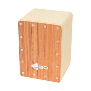 GHSHOP 여행용 Cajon 박스 드럼 목재 타악기, 갈색 나무, 1개