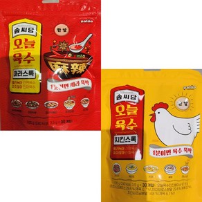 팔도 솜씨당 오늘육수 105g 2종택1 마라스톡 치킨스톡, 1. 마라스톡, 1개