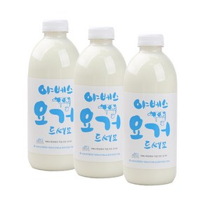 야베스목장 마시는 수제요거트 요거 1000ml 3개+150ml 2개