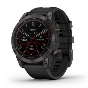 GARMIN(가민) ​​fenix 7 Sapphire Dual Power Ti Carbon Gray DLC Black 솔러 충전 파워 사파이어 유리 탑재 멀티 스포츠 GPS 시계 [일본 정규품] 소