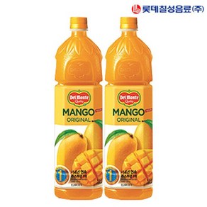 롯데 델몬트망고 로어슈거1.5L x4펫, 1.5L, 4개