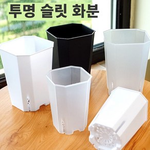 투명 사각 PP 슬릿화분 다육이화분 숏타입 소 7x8cm, 숏타입 소(7x8cm), 1개