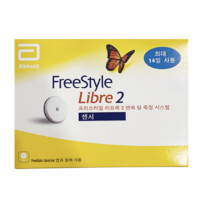 애보트 프리스타일 리브레2 연속 혈당측정기, FeeStyle Libe 2, 1개