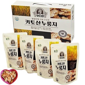 [홈히어로]가마솥 누룽지 100% 국내생산 선물용 선물박스포함, 150g, 4개