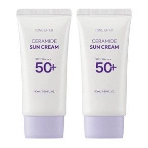 참존 톤업핏 세라마이드 선크림 SPF 50+ PA++++, 50ml, 2개